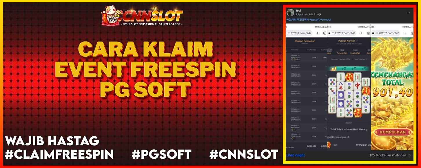 EVENT FREESPIN PG SOFT 20%